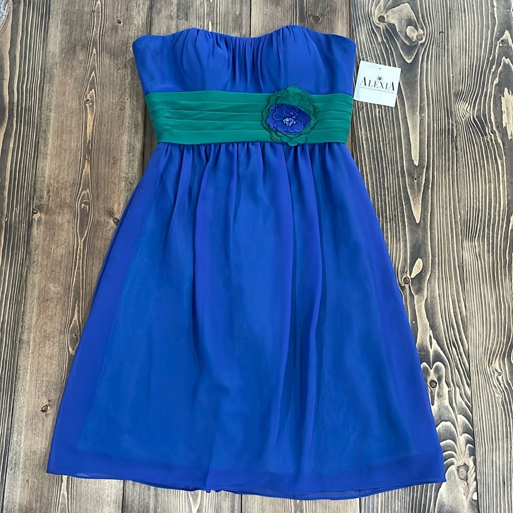 Blue & Green Alexia Dress